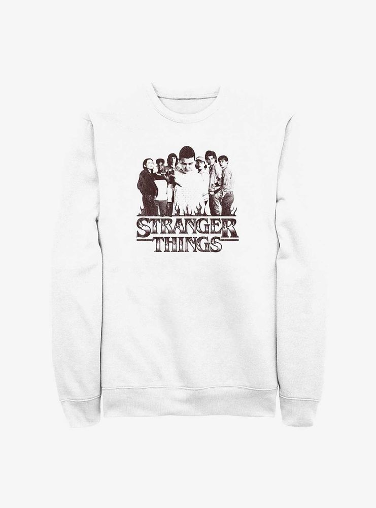 Stranger Things Group Focus Sweatshirt