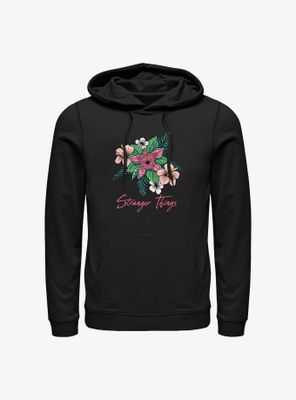 Stranger Things Floral Logo Hoodie