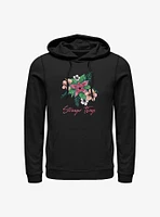 Stranger Things Floral Logo Hoodie