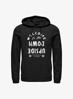 Stranger Things Welcome To The Upside Down Hoodie