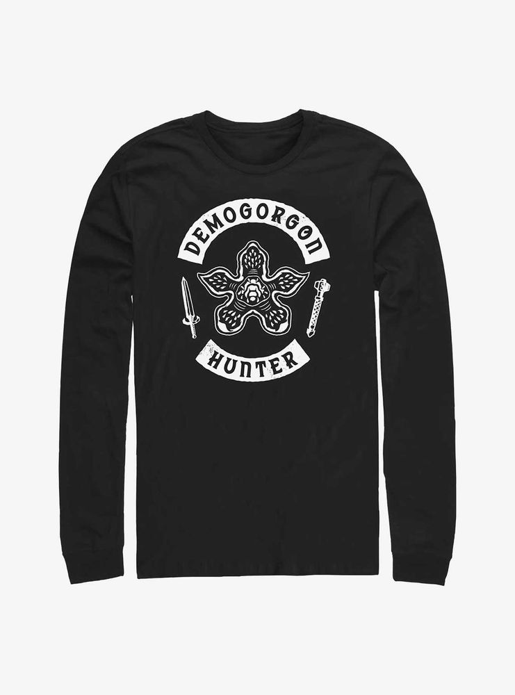 Stranger Things Demogorgon Hunter Long-Sleeve T-Shirt