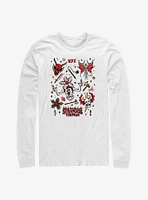 Stranger Things Flash Sheet Long-Sleeve T-Shirt