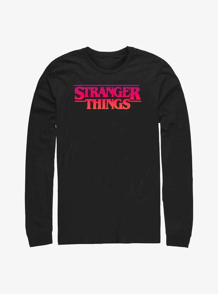 Stranger Things Grunge Logo Long-Sleeve T-Shirt