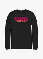 Stranger Things Grunge Logo Long-Sleeve T-Shirt