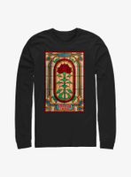 Stranger Things Stained Glass Door Long-Sleeve T-Shirt