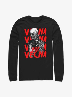 Stranger Things Vecna Horror Poster Long-Sleeve T-Shirt