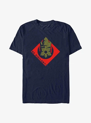 Stranger Things Be Vigilant! Badge T-Shirt