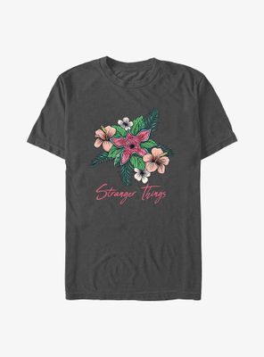 Stranger Things Floral Logo T-Shirt