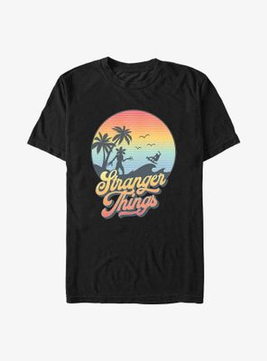Stranger Things Retro Sun Logo T-Shirt