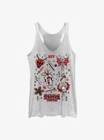 Stranger Things Flash Sheet Womens Tank Top