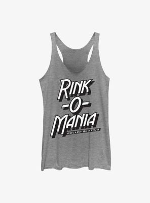 Stranger Things Rink O Mania Logo Womens Tank Top