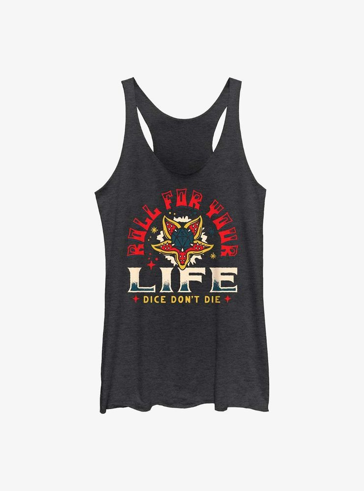 Stranger Things Roll For Your Life Womens Tank Top