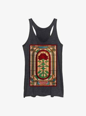 Stranger Things Stained Glass Door Womens Tank Top