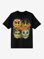 Rob Zombie Horror Masks Boyfriend Fit Girls T-Shirt