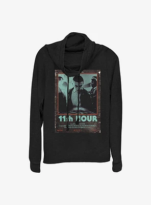 Stranger Things 11th Hour Cowl Neck Long-Sleeve Top