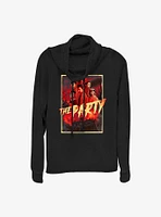 Stranger Things The Party Cowl Neck Long-Sleeve Top