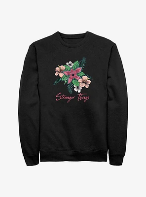 Stranger Things Floral Sweatshirt