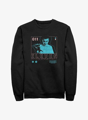 Stranger Things Eleven Infographic Sweatshirt