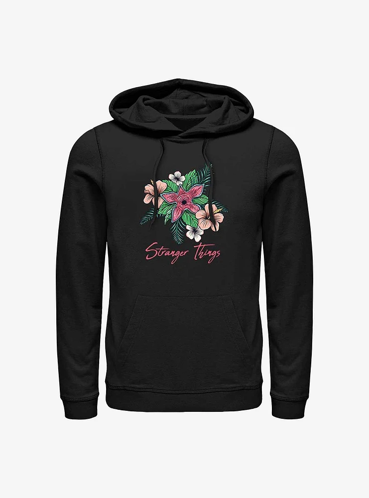 Stranger Things Floral Hoodie