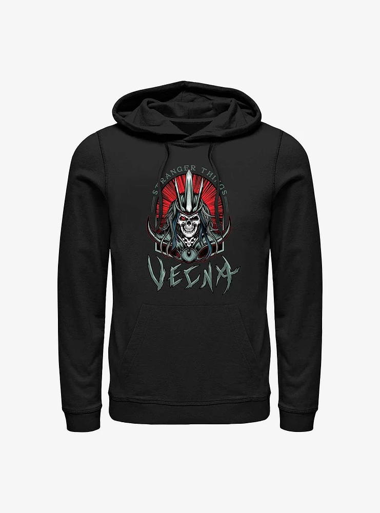 Stranger Things Vecna Tombstone Badge Hoodie