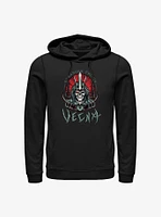 Stranger Things Vecna Tombstone Badge Hoodie