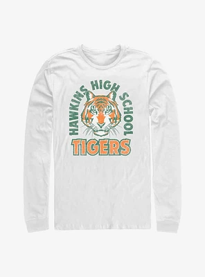 Stranger Things Hawkins Tigers Long-Sleeve T-Shirt