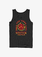 Stranger Things Fire and Dice Tank