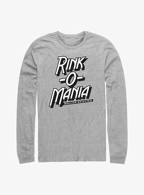 Stranger Things Rink-O-Mania Logo Long-Sleeve T-Shirt