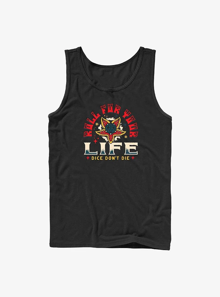 Stranger Things Roll For Your Life Tank
