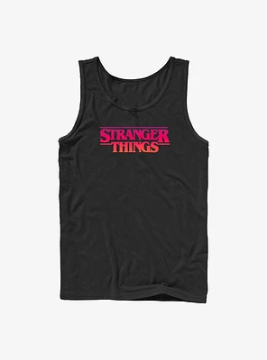 Stranger Things Logo Tank