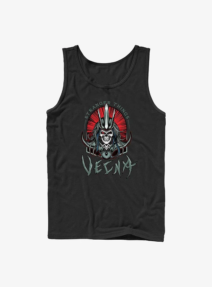 Stranger Things Vecna Tombstone Badge Tank