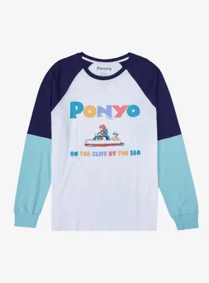 Studio Ghibli Ponyo Colorblock Raglan T-Shirt - BoxLunch Exclusive