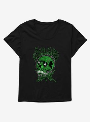 Possessed Lover Skull Womens T-Shirt Plus