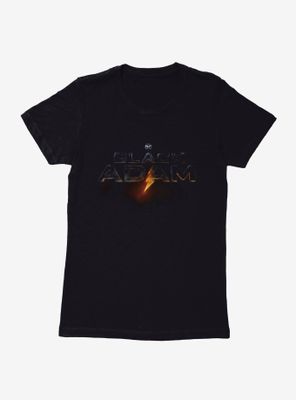 DC Black Adam Title Logo Womens T-Shirt