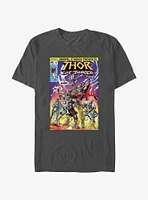 Marvel Thor For Asgard Comic Book Cover T-Shirt