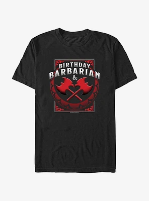 Dungeons & Dragons Birthday Barbarian T-Shirt