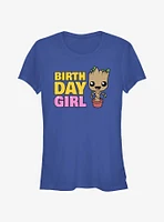 Marvel Guardians of the Galaxy Birthday Girl Groot Girls T-Shirt