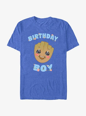 Marvel Guardians of the Galaxy Flowery Groot Birthday T-Shirt