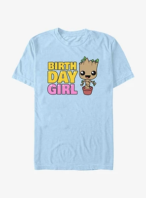 Marvel Guardians of the Galaxy Birthday Girl Groot T-Shirt