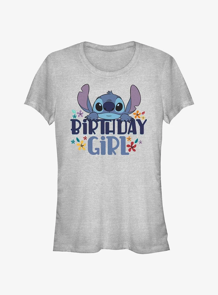 Disney Lilo & Stitch Birthday Girl Girls T-Shirt