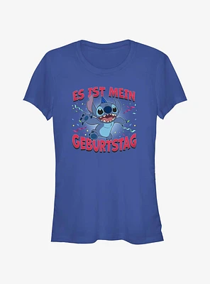 Disney Lilo & Stitch German It's My Birthday Girls T-Shirt