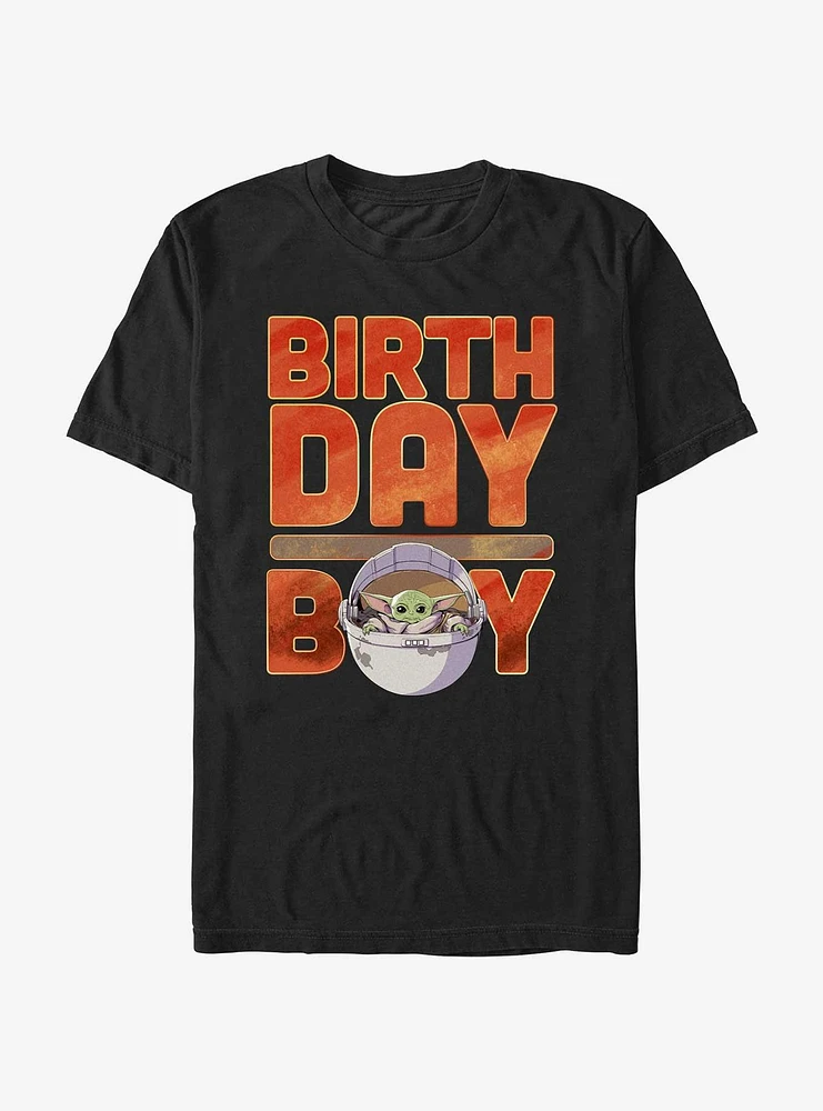 Star Wars The Mandalorian Birthday Boy Grogu T-Shirt