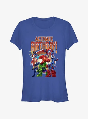 Marvel Activate Birthday Girls T-Shirt