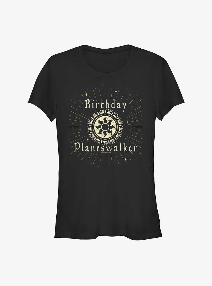 Magic: The Gathering Birthday Mana Planeswalker Girls T-Shirt