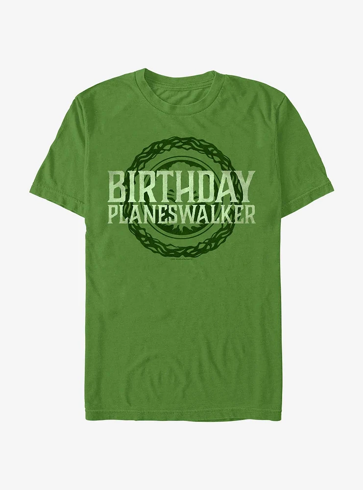Magic: The Gathering Birthday Green Mana Planeswalker T-Shirt