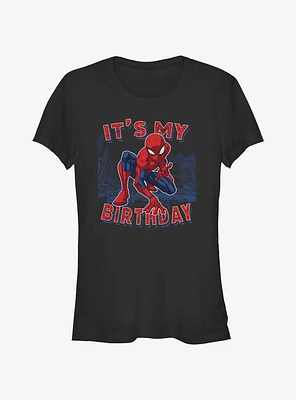 Marvel Spider-Man It's My Birthday Girls T-Shirt