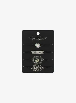The Twilight Saga Team Edward Vampire Cord Bracelet Set