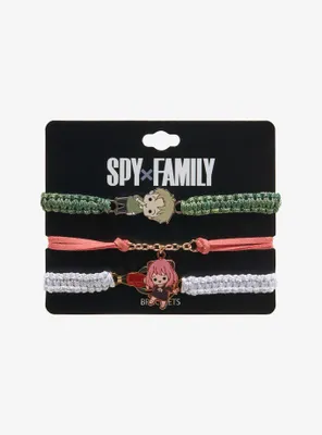 Spy X Family Chibi Forger Family Cord Bracelet Set