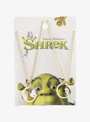 Shrek I Love You Ring Best Friend Necklace Set