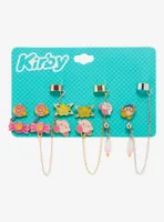 Kirby Candy Cuff Earring Set